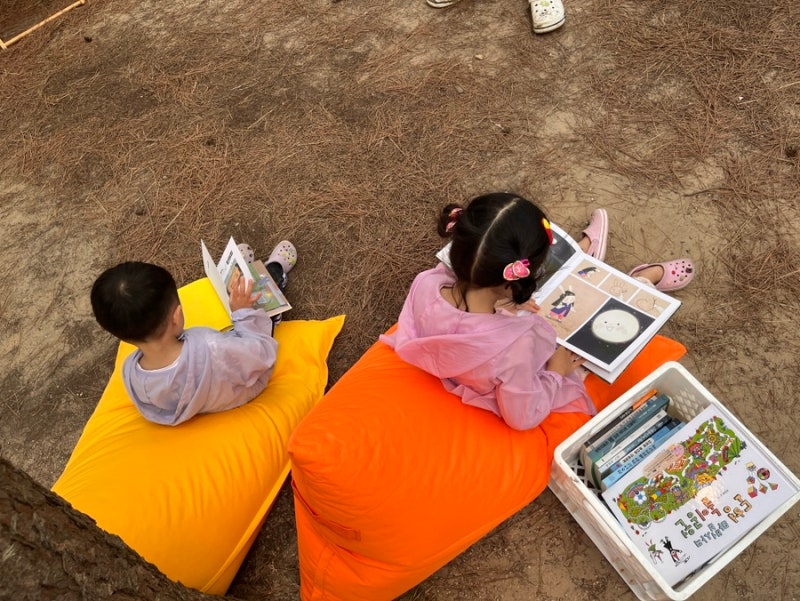 釜山海図書館/多大浦｜子供と行ける場所_砂遊びから読書まで