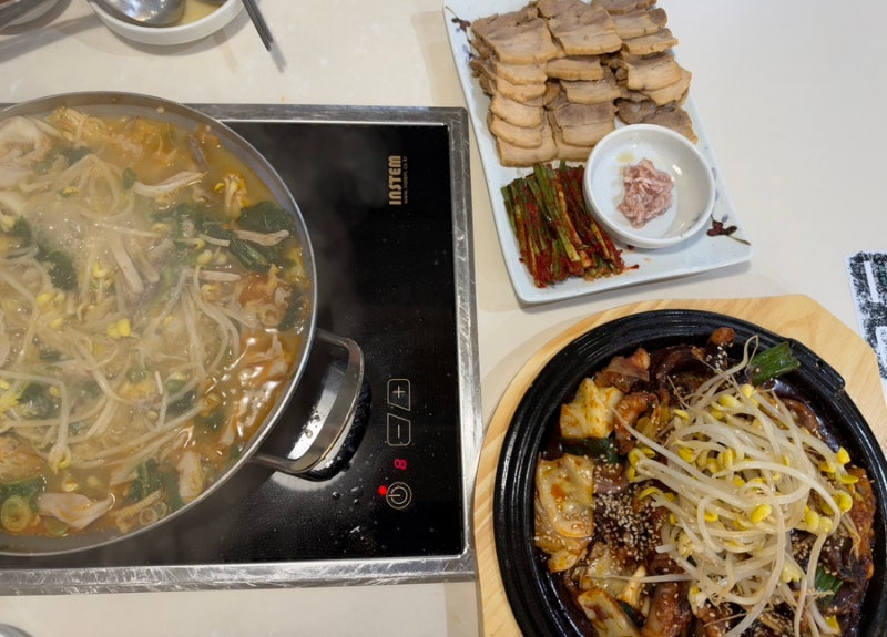 장한평역맛집 명인대동양평해장국 장한평점, 흑마늘해장전골 대동보양세트 장안동점심