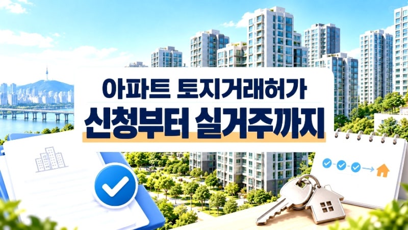 2편｜아파트 토지거래허가 신청부터 실거주까지｜계약·잔금·위반 주의사항