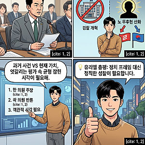 한동훈·곽상언 ‘노무현 전 대통령 사건’ 정면 충돌: 발언의 배경과 정치적 논쟁의 핵심 정....