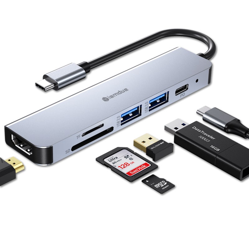 맥북 프로 13인치 M1, 6in1 USB C 허브로 노트북 활용도 200% 끌어올리기!