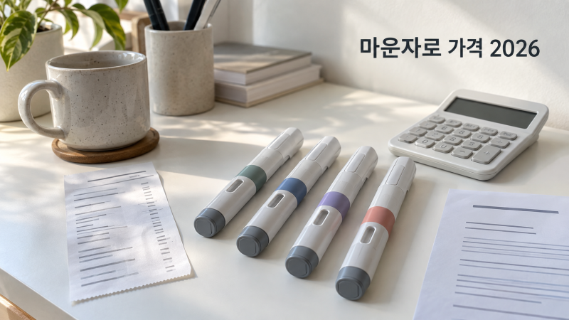 마운자로 가격 2026, 용량별 비용과 건강보험 적용 여부·위고비 차이