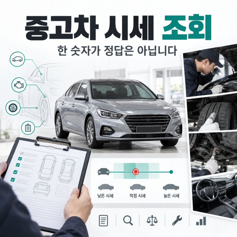 중고차 시세 조회, 팔때 살때 평균매매와 함께 챙겨야 할 5가지