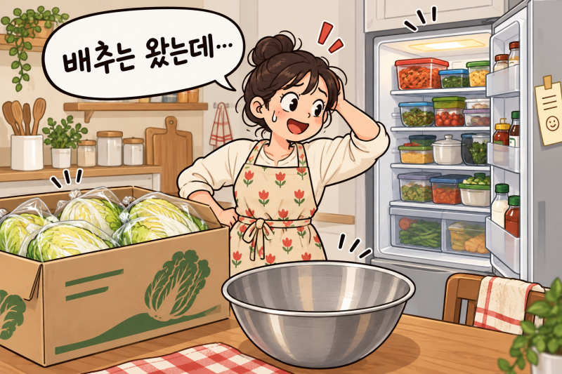 2026 절임배추 20kg 몇 포기? 예약·배송일·양념·보관 체크