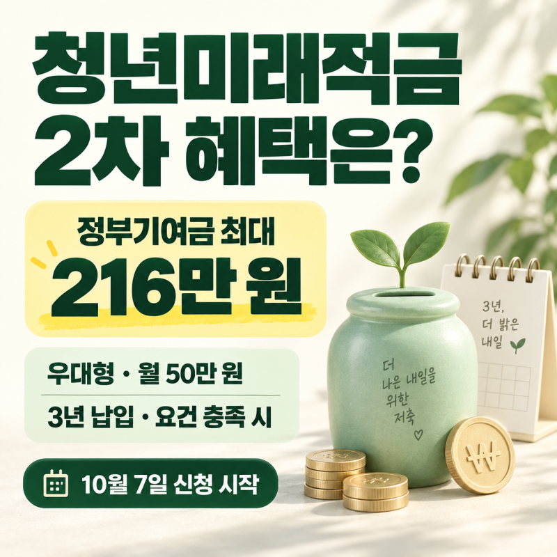 청년미래적금 2차 혜택은?