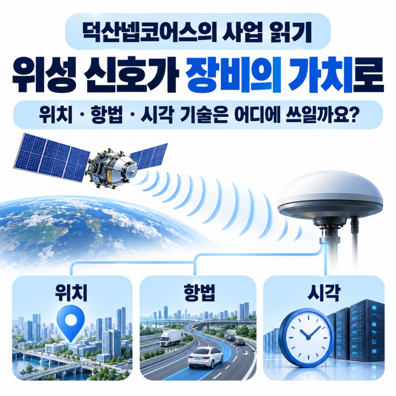 덕산넵코어스는 무엇을 팔까? 위성항법 기업의 매출은 어디서 생길까?