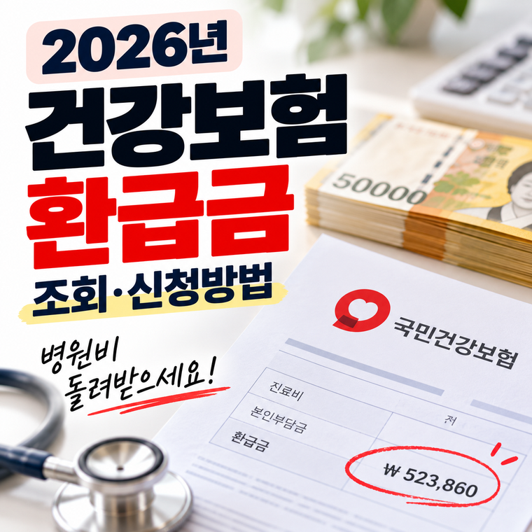 2026 건강보험 환급금 조회·신청방법, 병원비 돌려받는 본인부담상한제