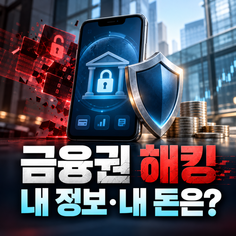 금융권 해킹, 내 돈도 위험할까? 오늘 확인할 ‘명의도용 차단’ 3가지