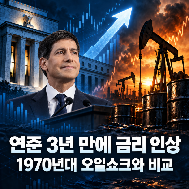 연준 3년 2개월 만에 금리 인상, 1970년대 오일쇼크와 무엇이 같고 다를까