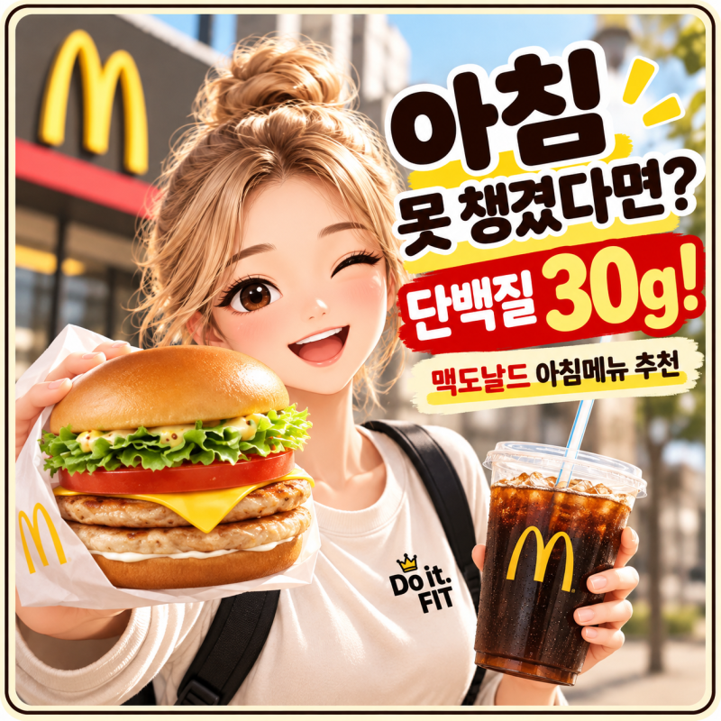 맥도날드 맥모닝 그릴드 치킨 모닝 버거, 다이어트 아침으로 괜찮을까?