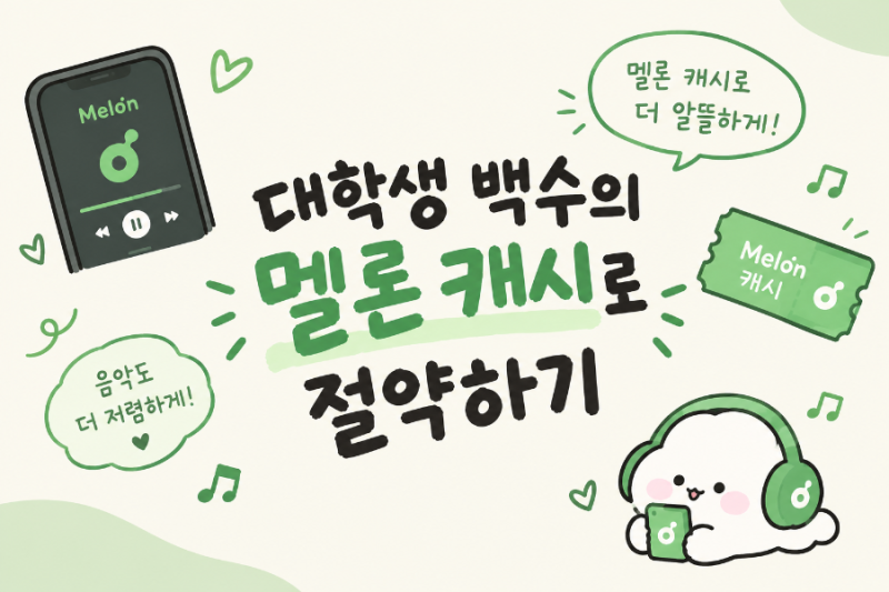 백수의 돈 아끼는 일상_15편. 숨겨진 멜론 20,000캐시 활용부터 해지방법까지