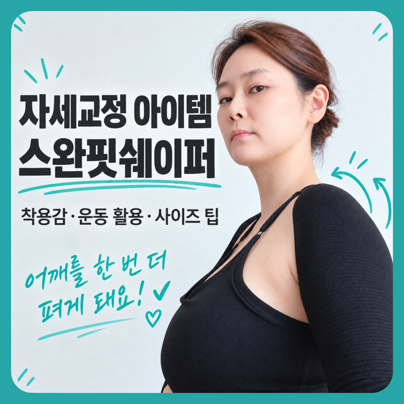 팔뚝살 정리에도 좋은 자세교정 아이템 테리오나 스완핏쉐이퍼