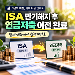 [복리자산#27] ISA 만기해지 후 연금저축 이전 후기ㅣ절세계좌에서 절세계좌로