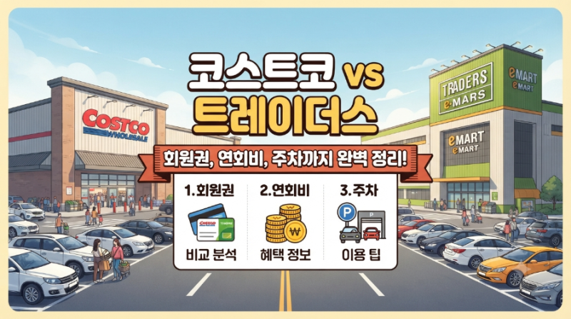 코스트코 트레이더스 회원비 총정리｜회원권 환불부터 주차까지 한눈에✨️