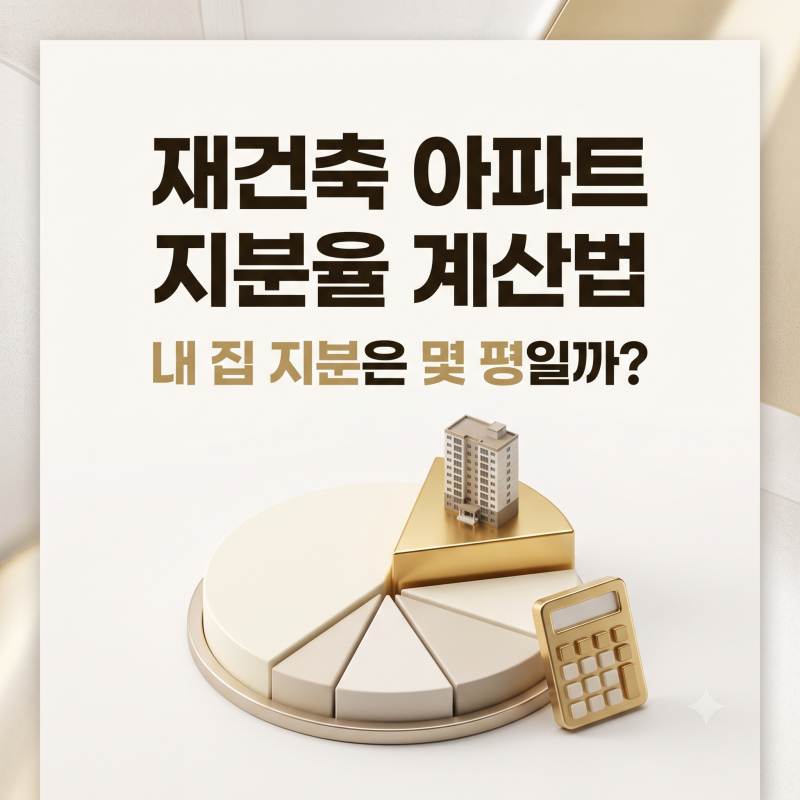 재건축 아파트 지분율 계산법, 내 집 대지지분은 몇 평일까? (등기부 확인부터 분담금 감 잡....