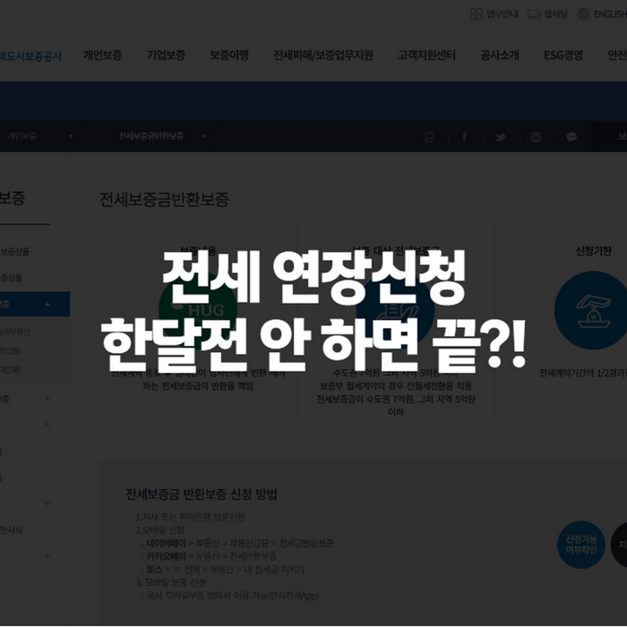 전세 연장신청 방법, 묵시적 갱신이면 보증보험·대출도 자동으로 연장될까