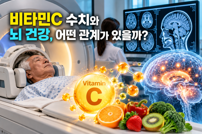 뇌 노화와 치매 걱정된다면 비타민C! 잘 챙겨 먹어야 하는 이유, 일본 고령자 2044명 뇌 연구에....