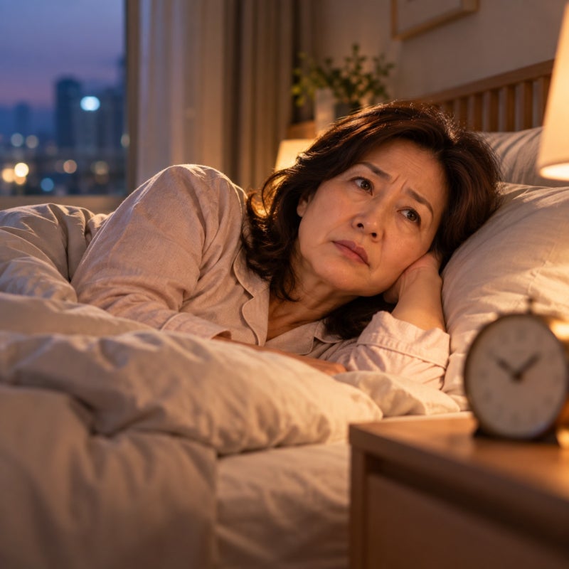 갱년기 수면장애, 일찍 누우면 더 잠이 안 오는 이유