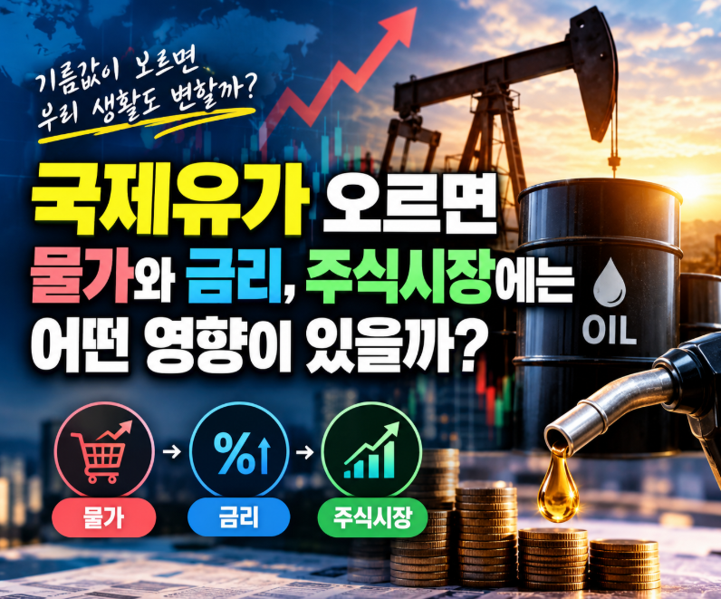 국제유가 오르면 물가·금리·주식시장은 어떻게 움직일까? 결국 주식투자자도 알아야 하는 ....