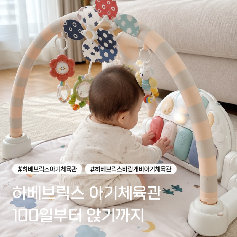 하베브릭스 아기체육관 신생아부터 앉기까지 개월수별 반응
