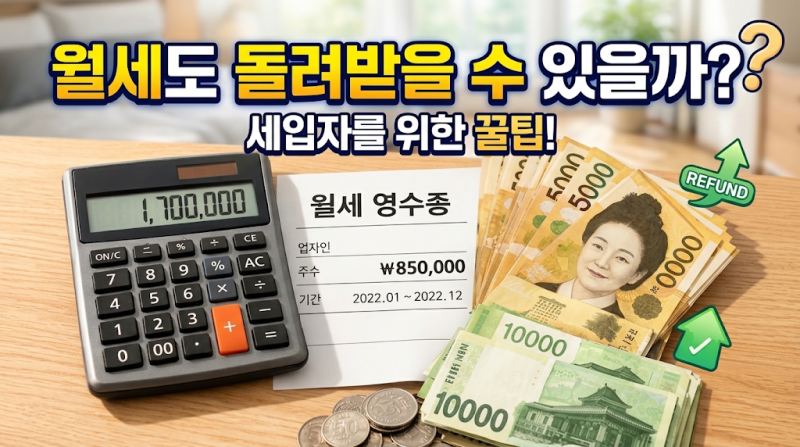 2026 월세 환급금, 나도 받을 수 있을까?
