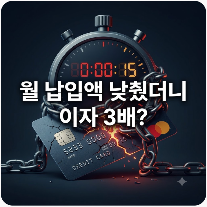 카드론 상환기간 늘렸다가 이자 3배 뜯긴 이유