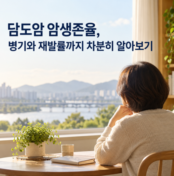담도암 암생존율, 병기와 재발률까지 차분히 알아보기