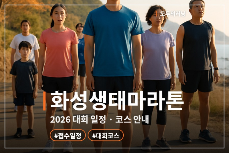 화성생태마라톤 2026: 11월 8일 코스 궁평항, 코스·참가비·기념품·주차