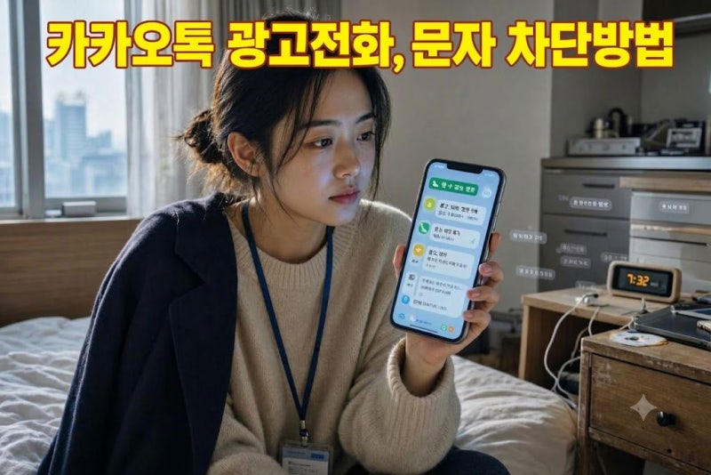 카카오톡 광고·전화 차단하고 개인정보 지키는 5가지 설정방법 총정리(후기)