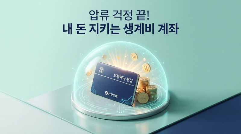 압류방지 생계비 계좌 만드는 법과 은행별 혜택 비교