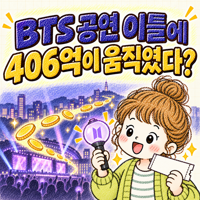 “BTS 공연 이틀에 406억 원?” 티켓보다 더 큰 돈이 움직이는 곳