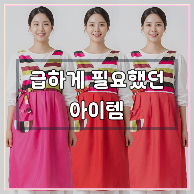 한복 앞치마 색동 원피스 명절 설날 추석 어린이집 유치원 행사의상 예절교육 단체 대량, AGAE....