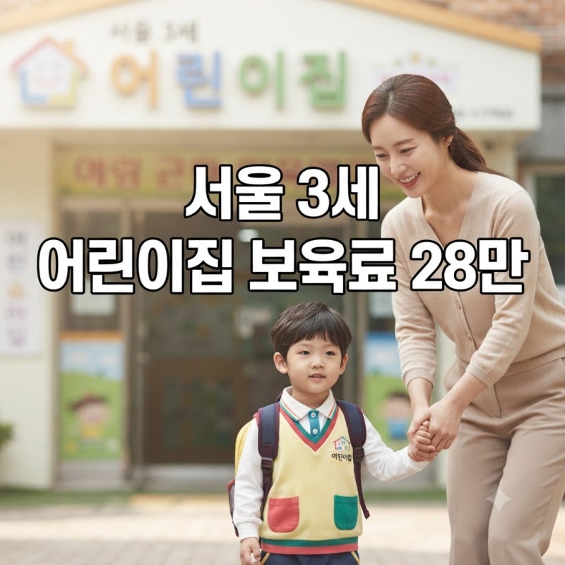 "만 3세 어린이집 보육료 신청, 아직도 안 하셨나요? 지원금 28만 원 놓치지 않는 꿀팁 3가지"
