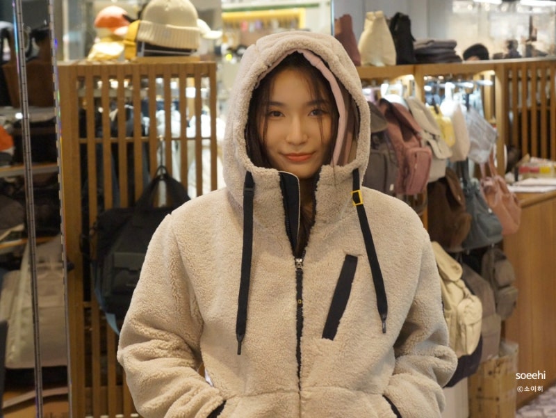 내셔널지오그래픽 고윤정 후리스 직접 입어봄! 무신사 완판 코스토니 플리스 자켓 후기