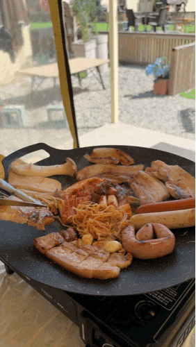[광주] 캠핑바베큐 광주 맛집 | 도심에서 즐기는 캠핑 감성 헬로우텍사스 캠핑바베큐