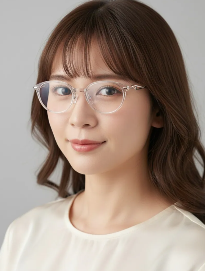 라인아트 샤르망 XL2951 가볍고 세련된 캣아이 여성 안경테