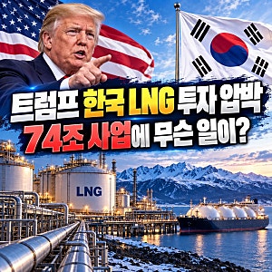 트럼프 한국 LNG 투자 압박, 알래스카 74조 사업에 무슨 일이?