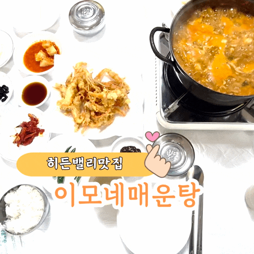 민물새우 들어간 얼큰한 국물이 생각날 때 이모네 매운탕 히든밸리맛집