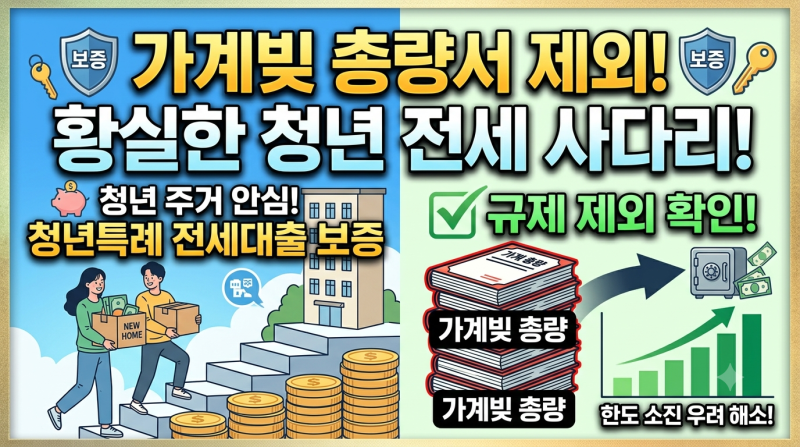 청년특례 전세대출보증, 가계빚 총량에서 제외된다? 청년 주거 지원 제도와 가계부채 정책 ....