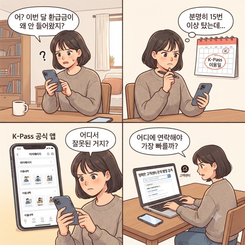 K패스 적립 누락 고객센터 문의 방법과 해결 절차