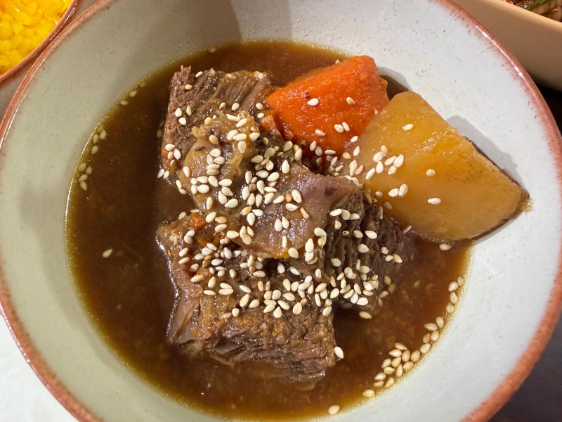 소갈비찜 갈아만든배 황금레시피, 압력솥에 다 넣고 끓이면 끝