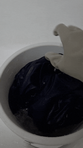 프렌치 워크자켓 셀프 워싱 : 과탄산소다를 이용한 자켓 물 빼기 후기