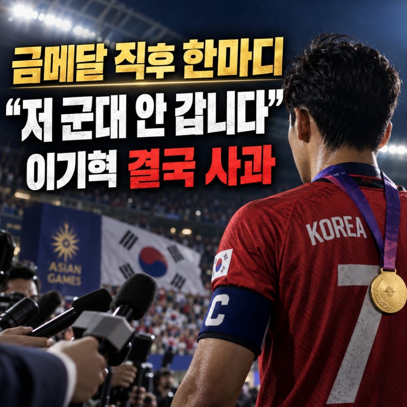 이기혁 “저 군대 안 갑니다” 발언 논란, 프로필·나이·소속팀과 귀국 사과