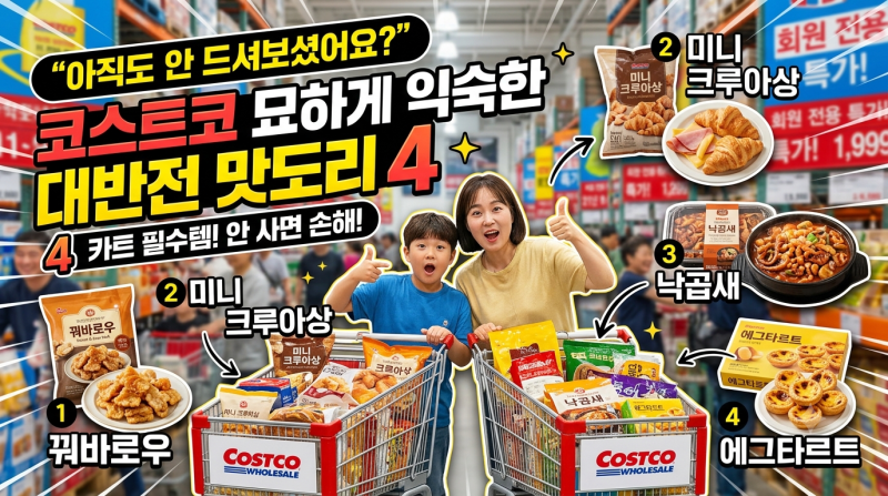 “아는 사람만 비밀리에 쓸어 담음” 코스트코 묘하게 익숙한 대반전 맛도리 4