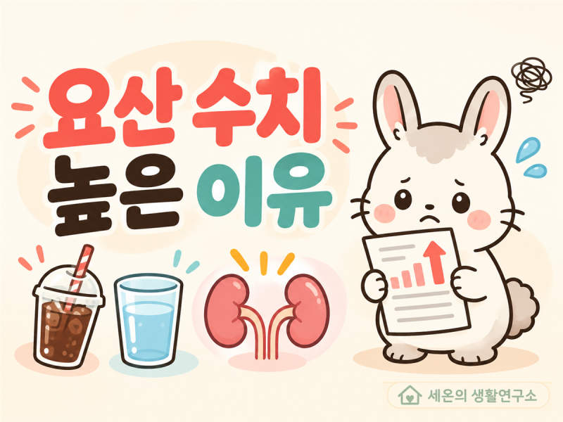 요산 수치 높은 이유, 음식 밖의 원인과 해결 순서