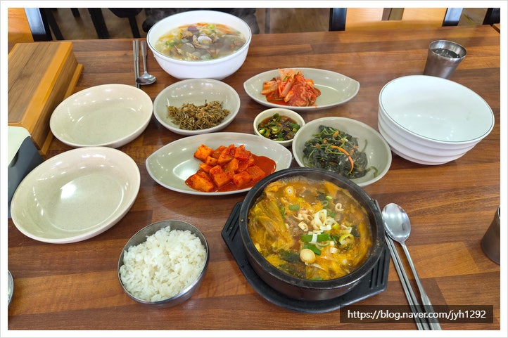 대천해수욕장 제2주차장 생조개칼국수