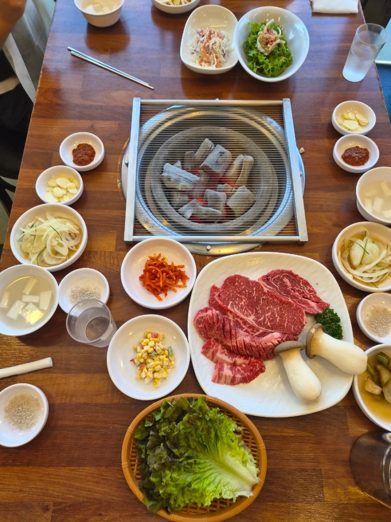 홍천 오션월드 한우 맛집 평창한우마을 홍천대명점