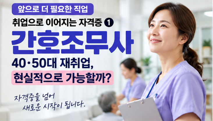 취업으로 이어지는 자격증 ①간호조무사