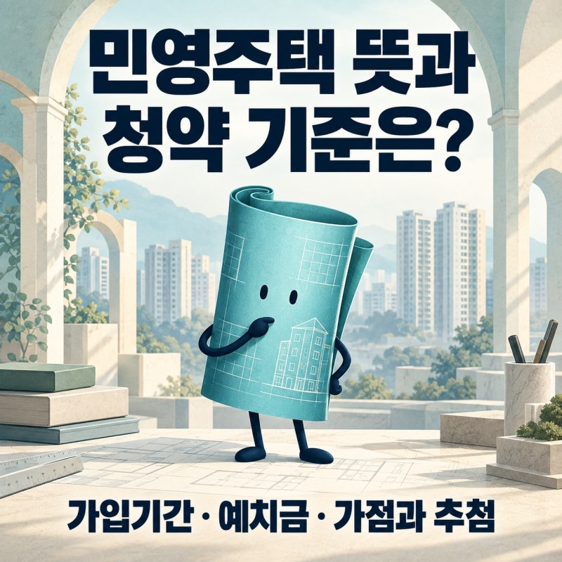 민영주택 뜻과 청약 기준은?