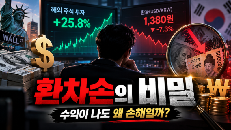 미국 주식은 제자리인데 내 계좌만 -14% 토막 난 진짜 이유 (원달러 환율과 달러 패권의 메커....